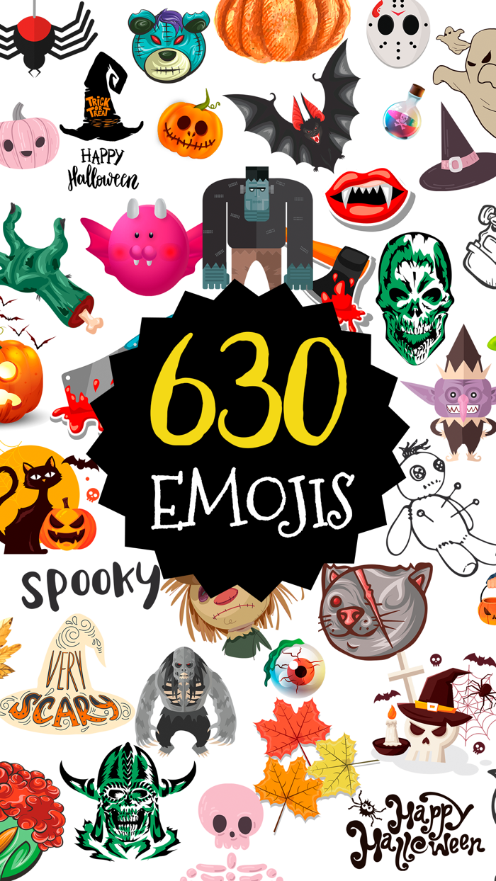 Spookymoji - 670 Stickers Pack