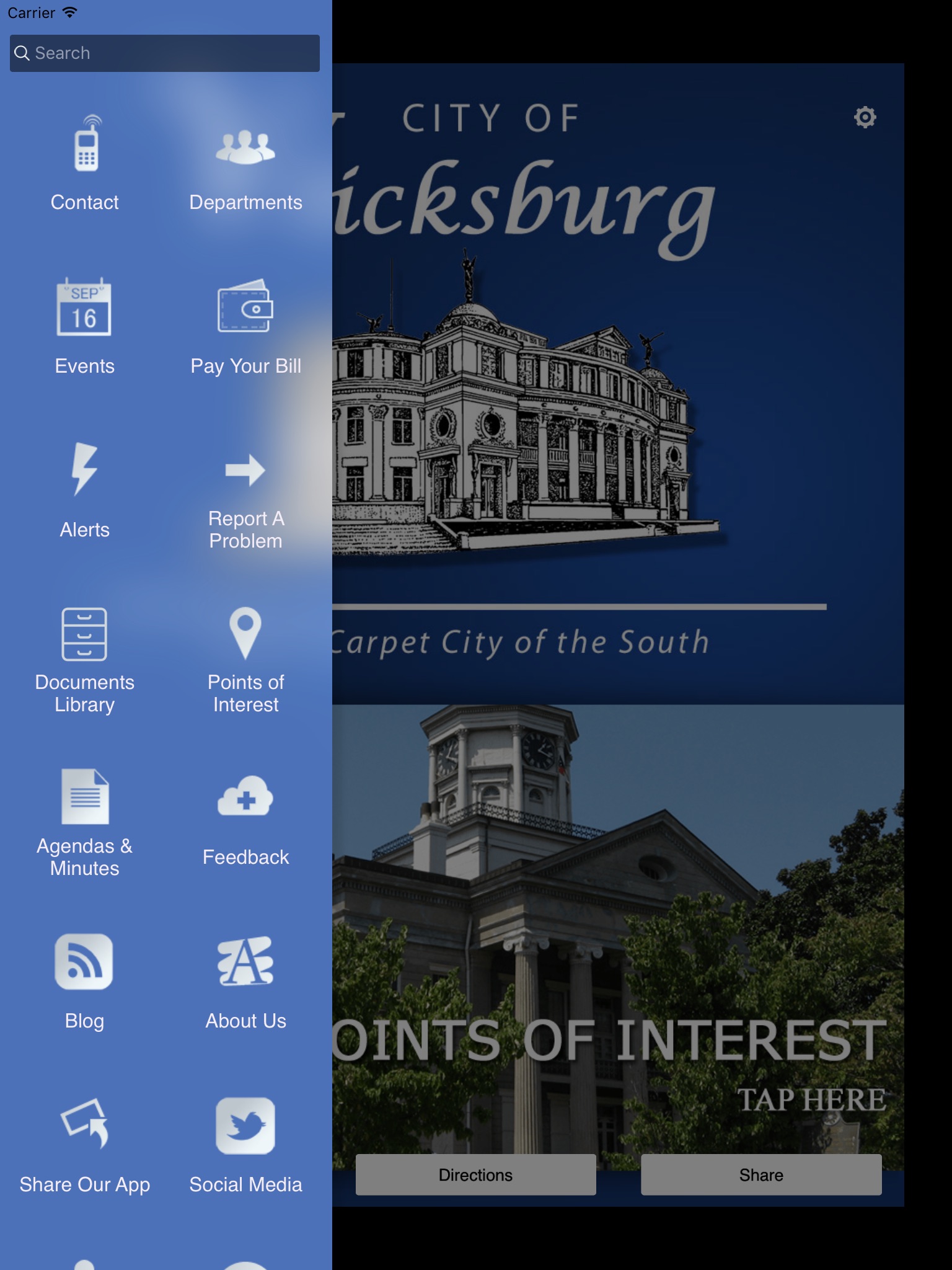 City of Vicksburg screenshot 2