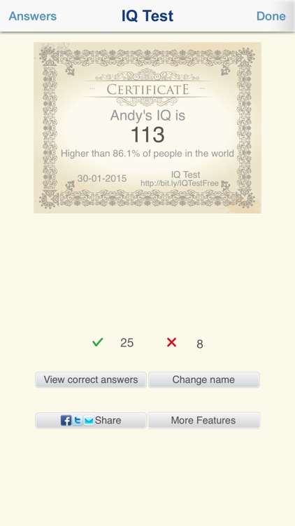 IQ Test Classic screenshot-3