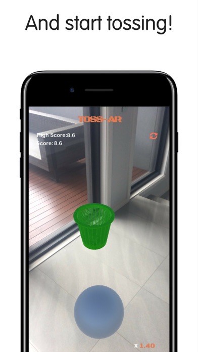 Toss-AR Augmented Reality Game screenshot 2