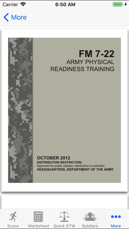 Army Fitness APFT Calculator screenshot-3