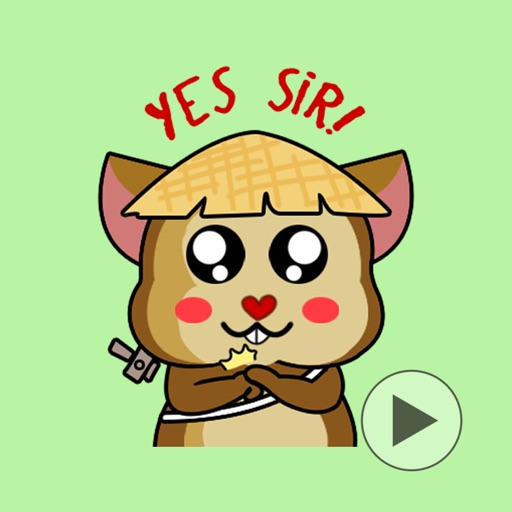 Shimon - Chipmunk Emoji GIF icon