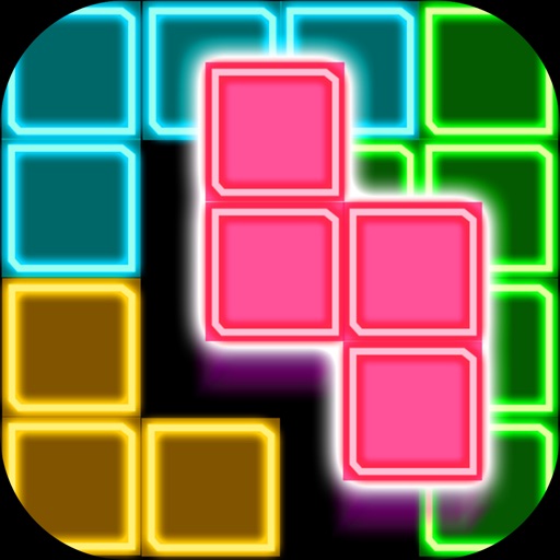 Glow Block Puzzle Icon