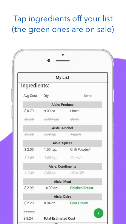 MyBasget: Shopping for Recipes screenshot-3