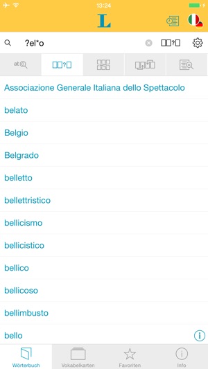 Italienisch XL Pro Wörterbuch(圖4)-速報App
