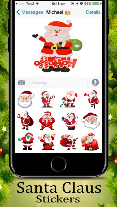 Santa Claus  Awesome Sticker screenshot 3