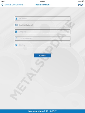 Screenshot of MetalsUpdate