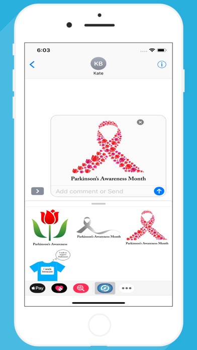 Parkinson's Awareness Stickers screenshot 3