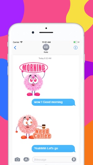 Cute Fluffy Emoji Sticker(圖2)-速報App