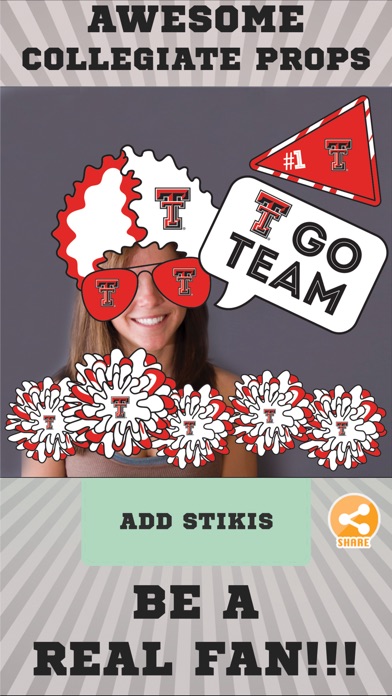 Texas Tech Red Raiders Selfie Stickers screenshot 2