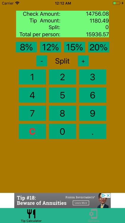Tip Calculator X