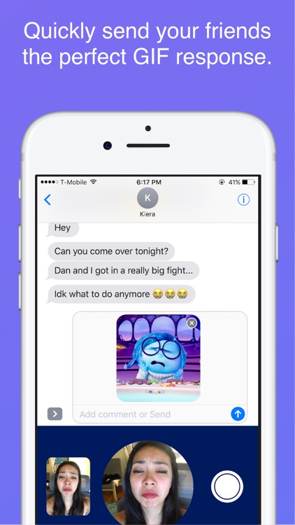 WinkChat - Turn your emotion into GIFs!