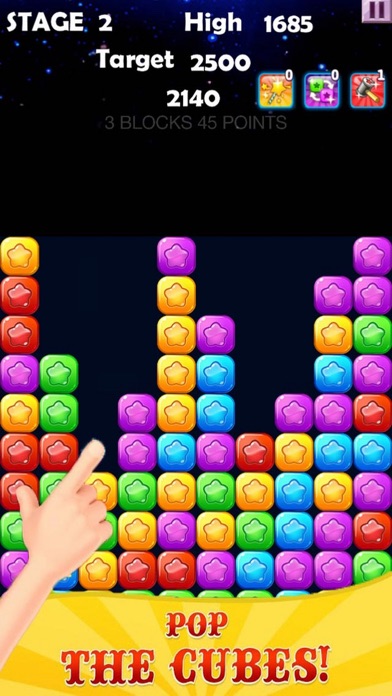 Cube Start Pop Finger screenshot 3