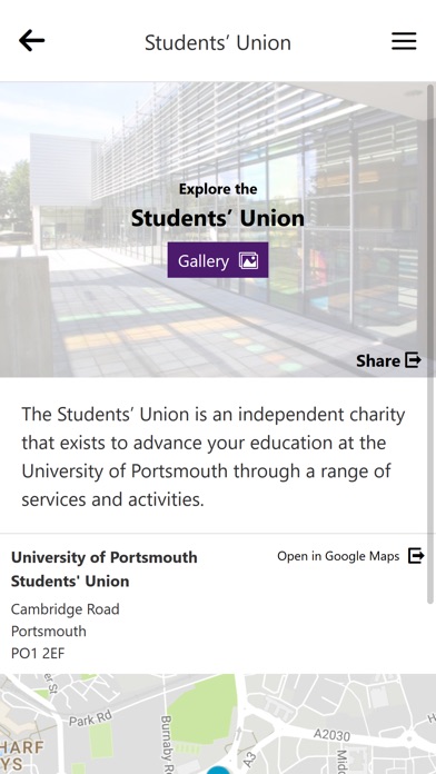 Uni of Portsmouth Virtual Tour screenshot 4
