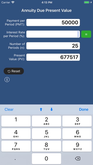 SuperFVCalc: FV, PV, Annuities screenshot 4