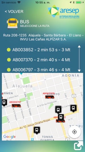 MONITOREO TRANSPORTE CR(圖2)-速報App