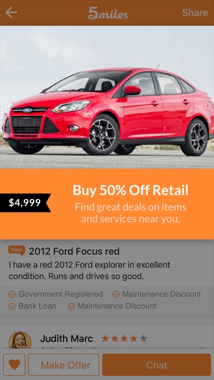5miles: Buy and Sell Used Stuff Locally