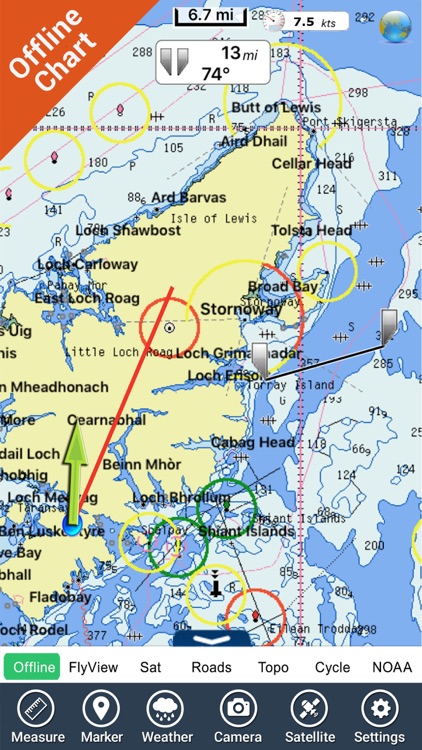 Marine : Hebrides HD - GPS Map Navigator