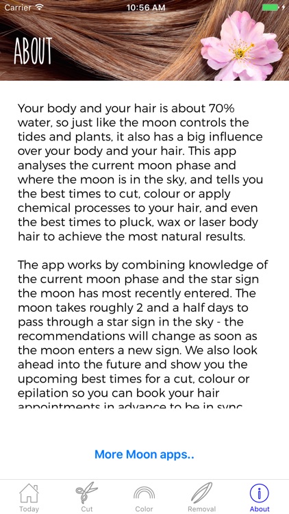 Hair Style Moon Astrology screenshot-4