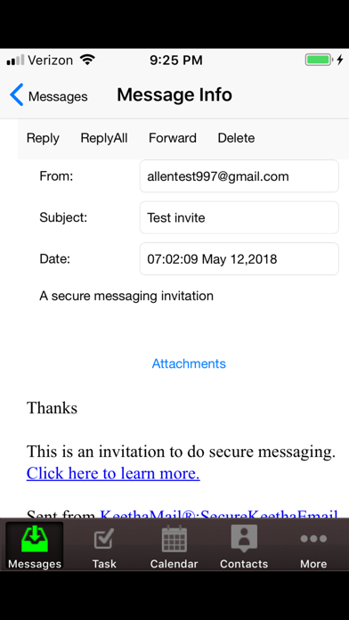 CeylonSoft SecureKeethaEmail screenshot 4