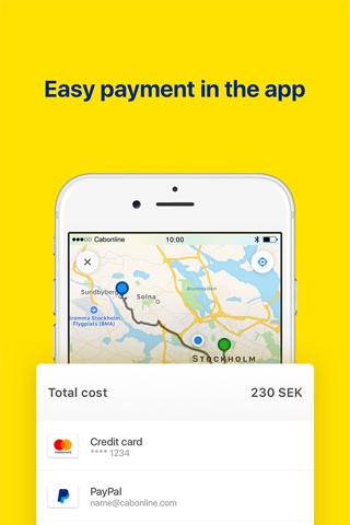 Sverigetaxi screenshot 4