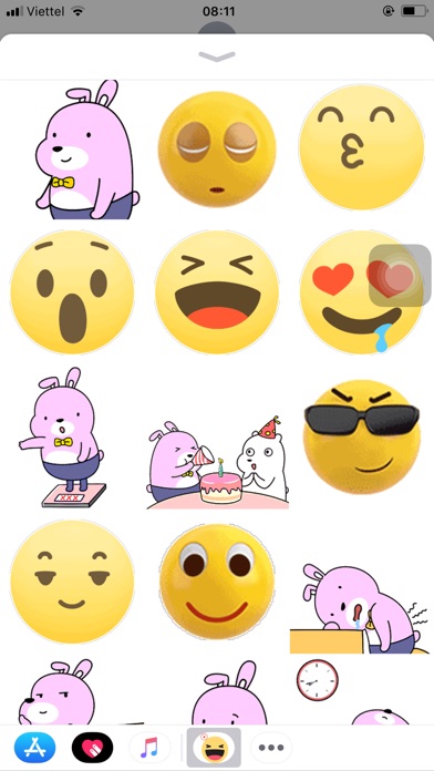 Emojis And Bunny Animated screenshot 2