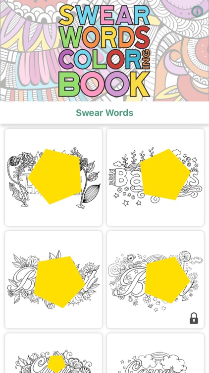 Swear words coloring book