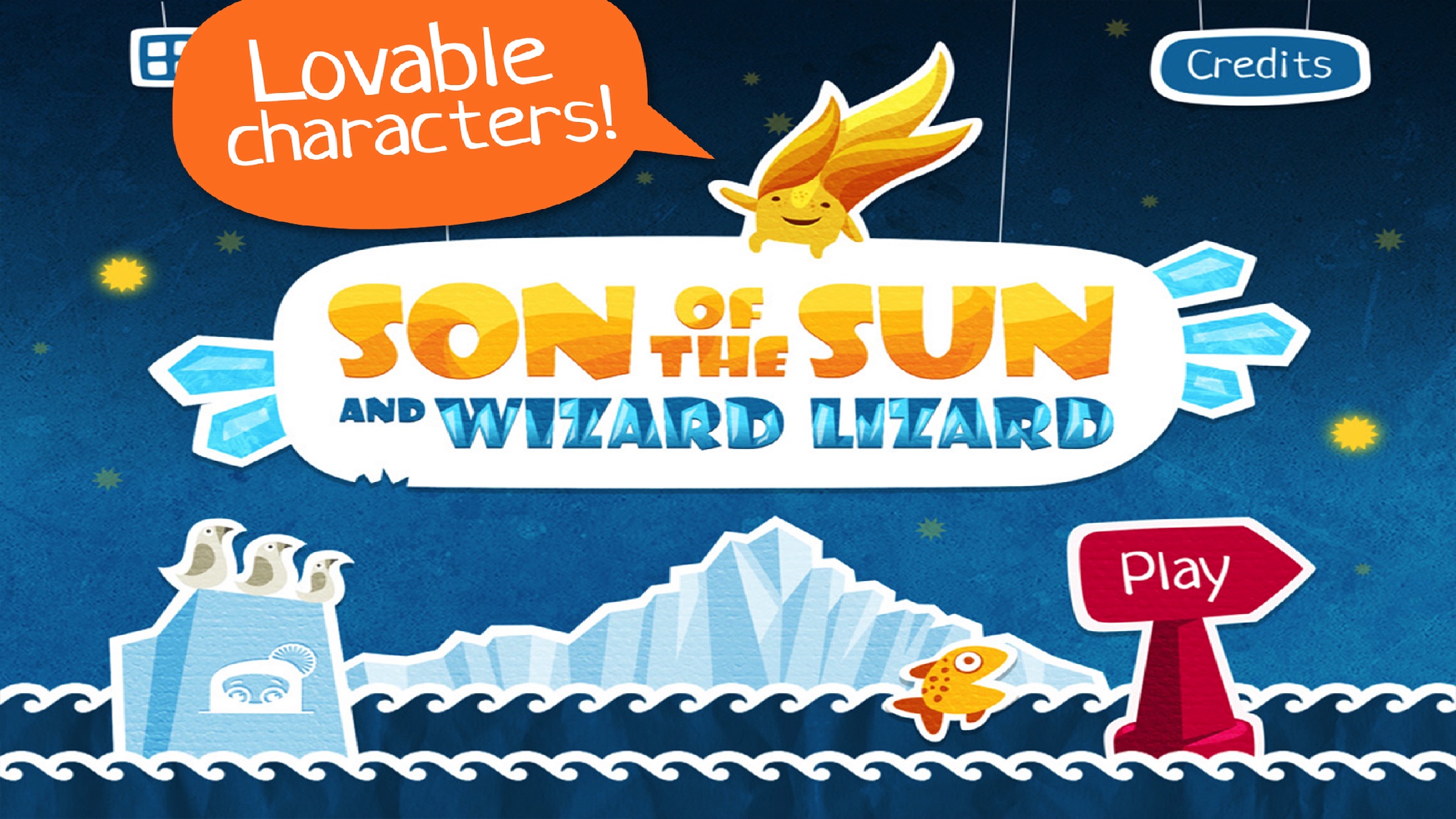 Screenshot do app SON of the SUN & WIZARD LIZARD