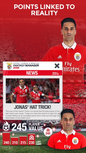 SL Benfica Fantasy Manager 18(圖3)-速報App