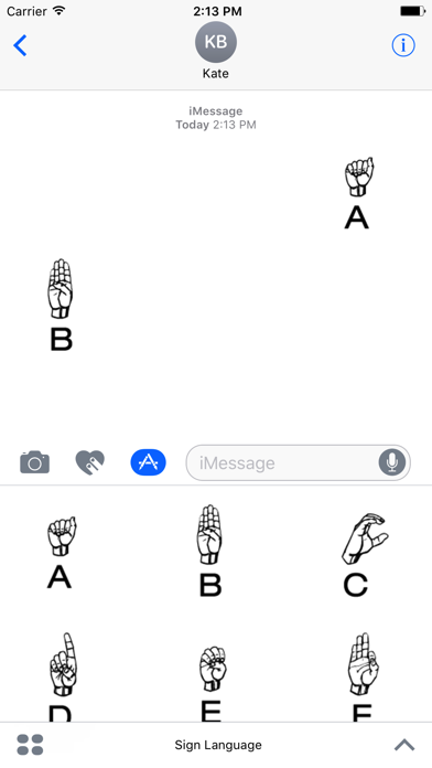 How to cancel & delete Sign Language Stickers Emoji from iphone & ipad 1