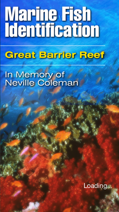 Great Barrier Reef Fish Species Chart