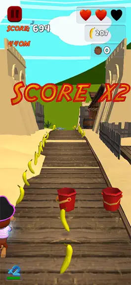 Game screenshot Pirate Monkey Run! hack