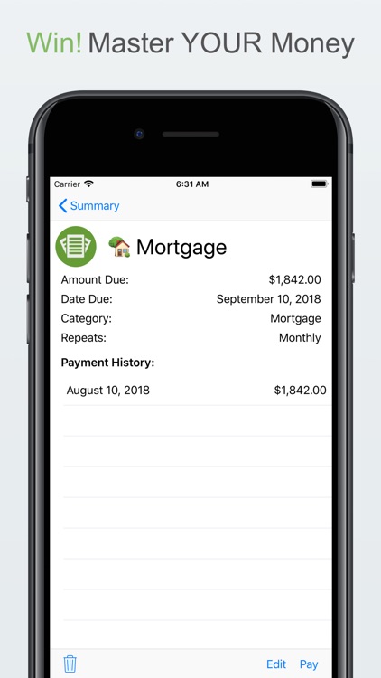 Money Master - Bill Organizer screenshot-4