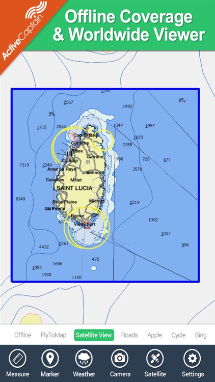 Saint Lucia - GPS Map Navigator screenshot-4