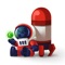 Missileman is a high-speed, vertically scrolling 2D shooter