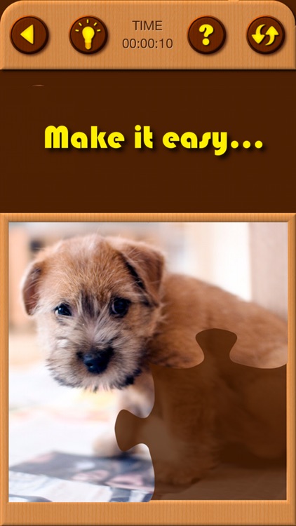 Cute Puppy Jigsaw Puzzle Games