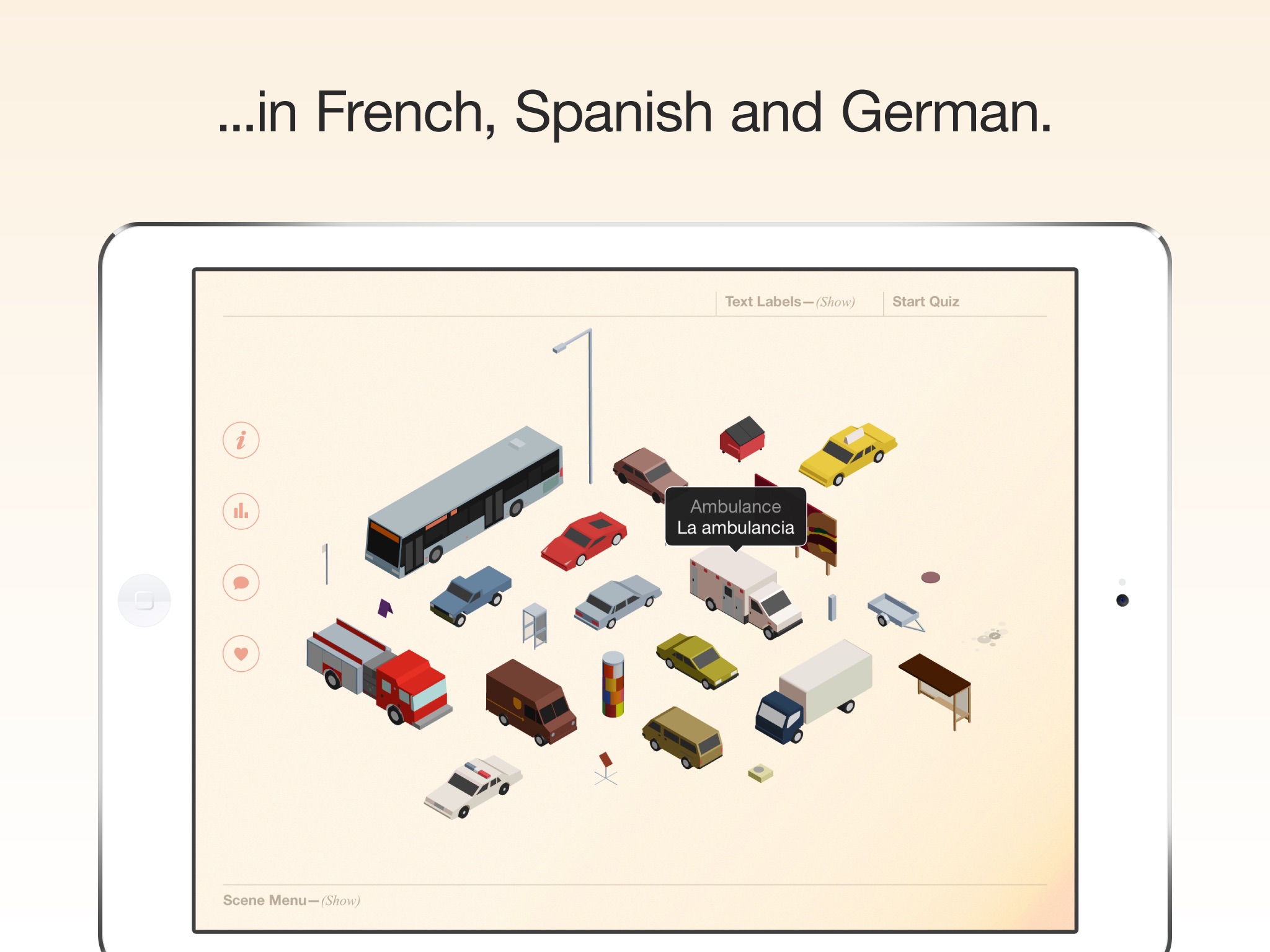 What's That? Words in French, Spanish, and German screenshot 2