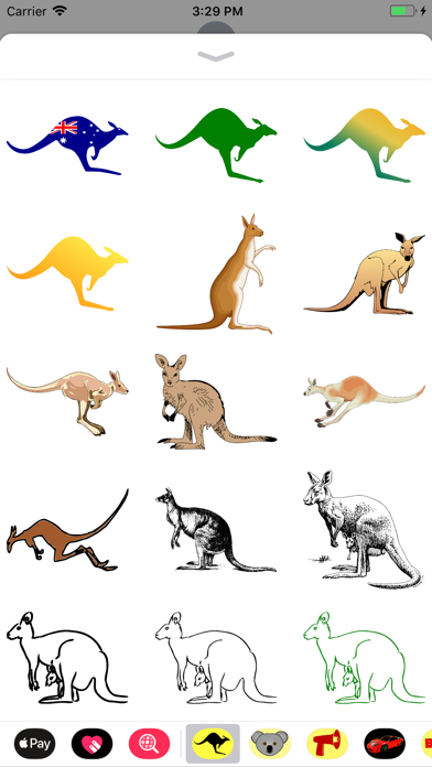 Kangaroo Stickers screenshot 3