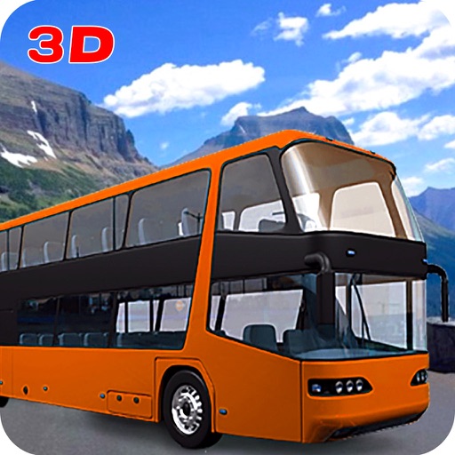 Bus off Road Driver Simulator Mountain Hill icon