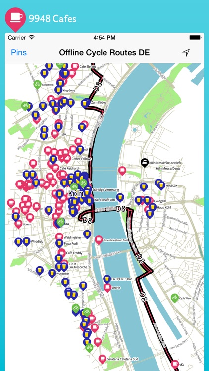 Offline Cycle Routes Germany