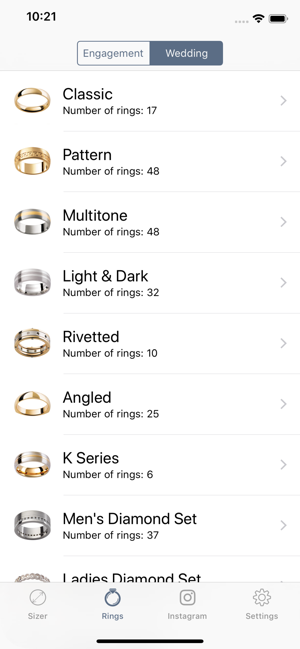 Ring Size Chart Iphone