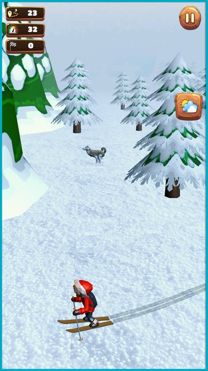 Xtreme hill Skiing Stuntman screenshot-3