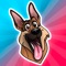 The very BEST German shepherd emoji and sticker app for German Shepherd lovers worldwide