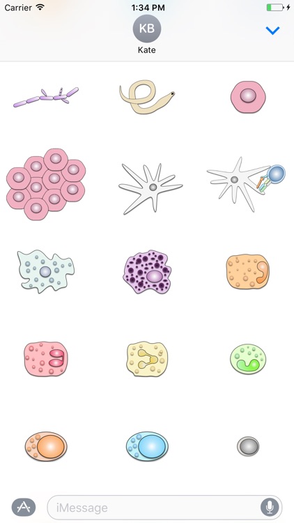 Immunology Cells Sticker Pack