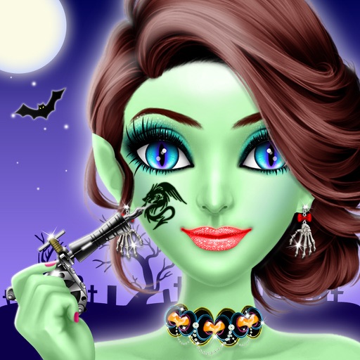 Halloween Face Tattoo Maker icon