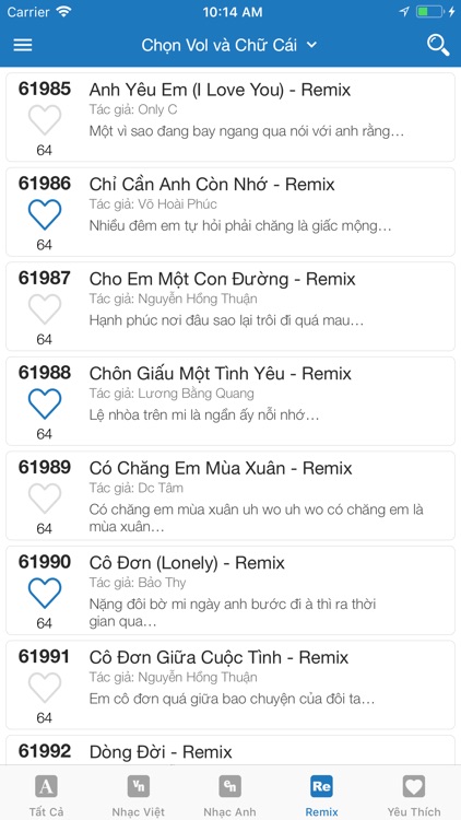 Karaoke List Vietnam screenshot-4