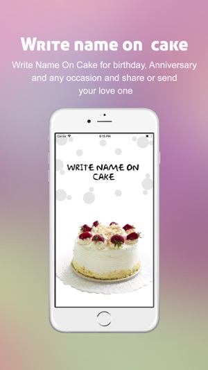 Write Name on Cake(圖1)-速報App