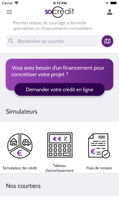 How to cancel & delete Socrédit: Réseau de courtiers from iphone & ipad 1