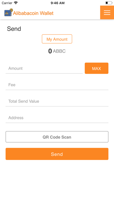 Alibabacoin Foundation Wallet screenshot 4