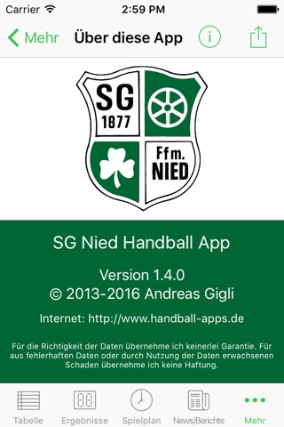SG Nied Handball screenshot 4